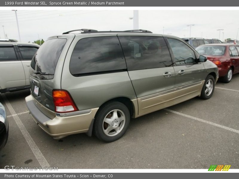 Spruce Green Metallic / Medium Parchment 1999 Ford Windstar SEL