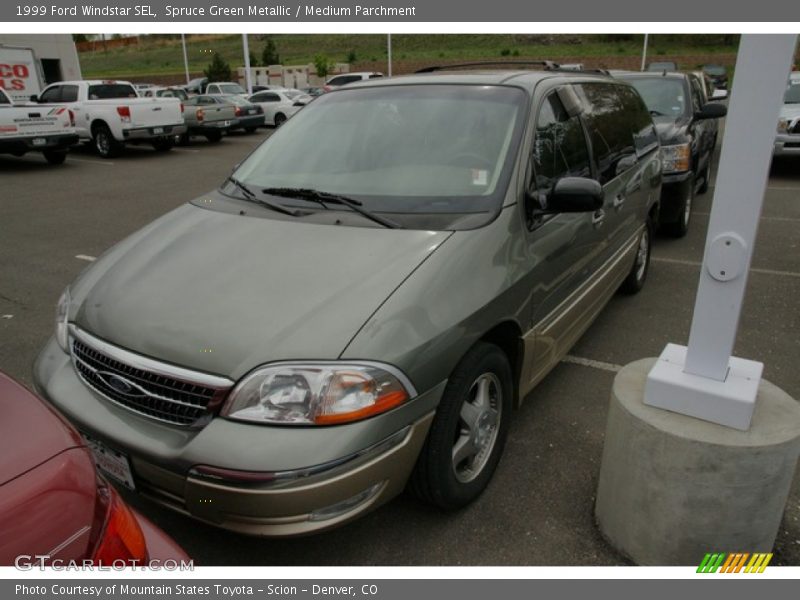 Spruce Green Metallic / Medium Parchment 1999 Ford Windstar SEL