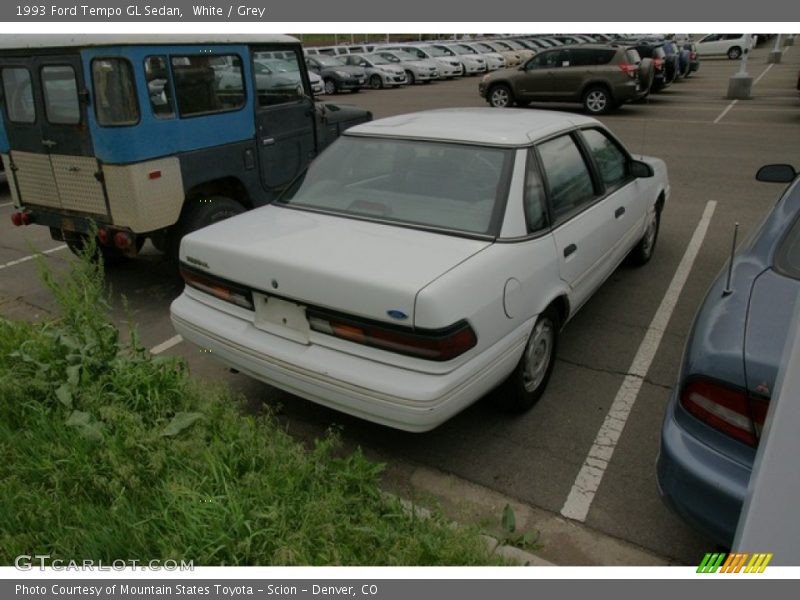 White / Grey 1993 Ford Tempo GL Sedan
