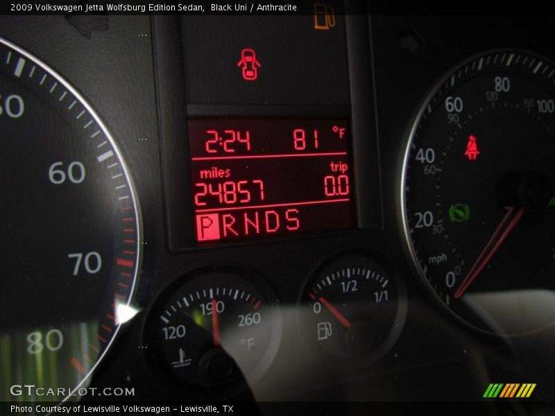 Black Uni / Anthracite 2009 Volkswagen Jetta Wolfsburg Edition Sedan
