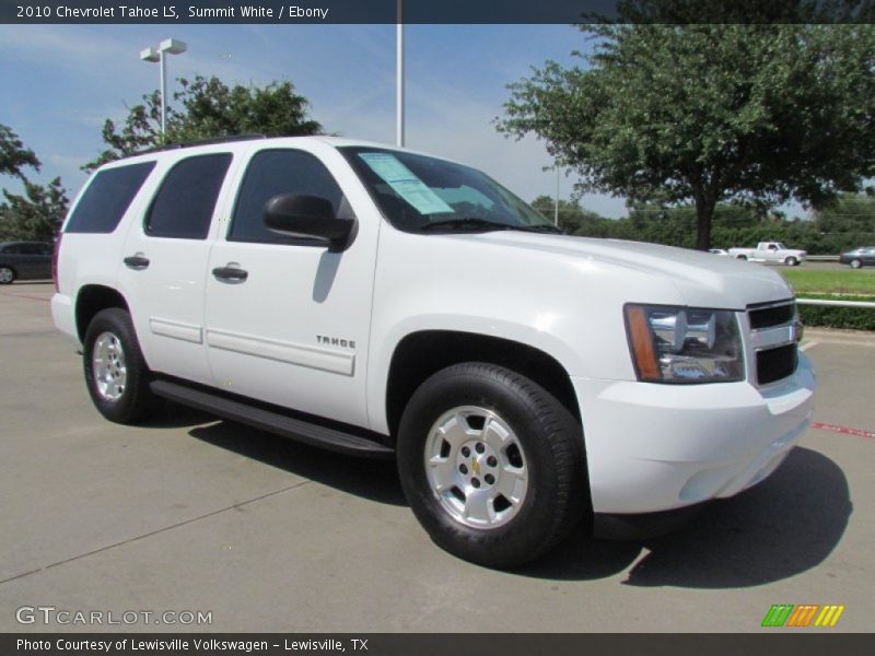 Summit White / Ebony 2010 Chevrolet Tahoe LS
