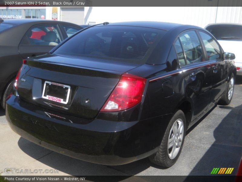 Black Onyx / Gray 2007 Saturn ION 2 Sedan