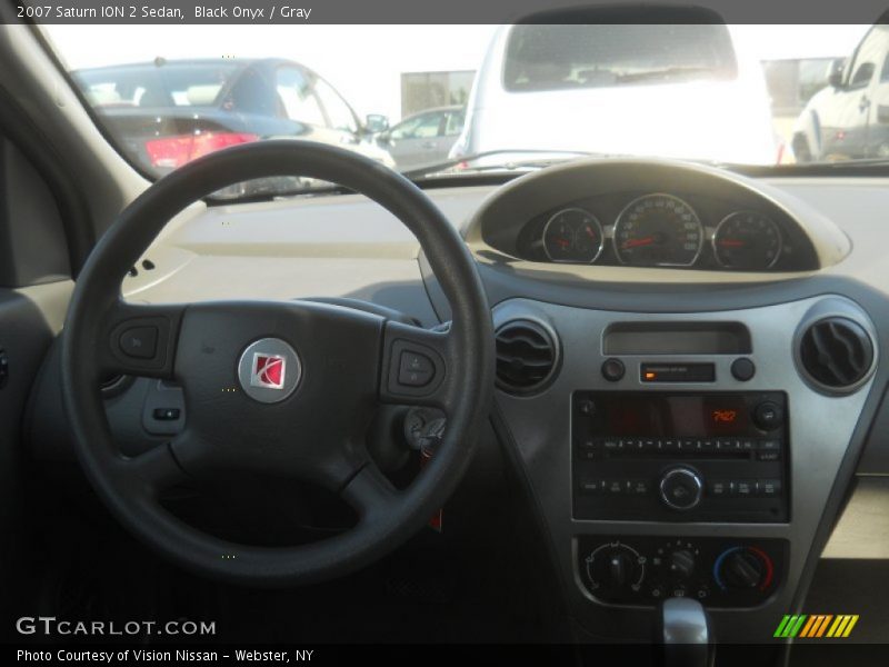 Black Onyx / Gray 2007 Saturn ION 2 Sedan