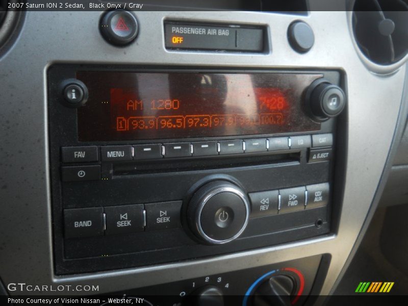 Black Onyx / Gray 2007 Saturn ION 2 Sedan