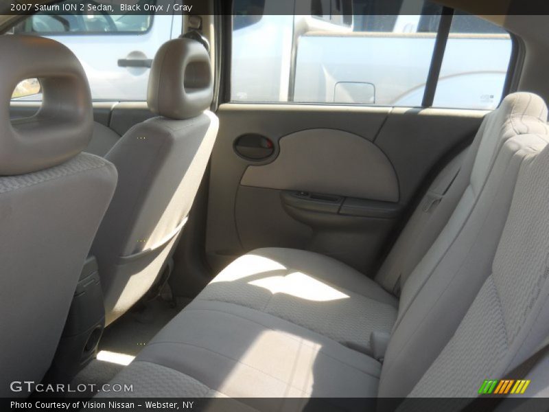 Black Onyx / Gray 2007 Saturn ION 2 Sedan