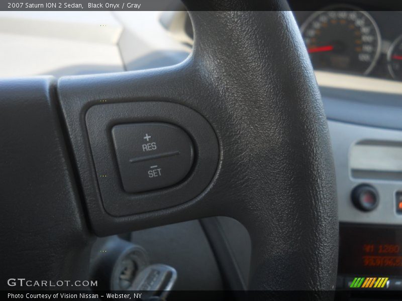 Black Onyx / Gray 2007 Saturn ION 2 Sedan