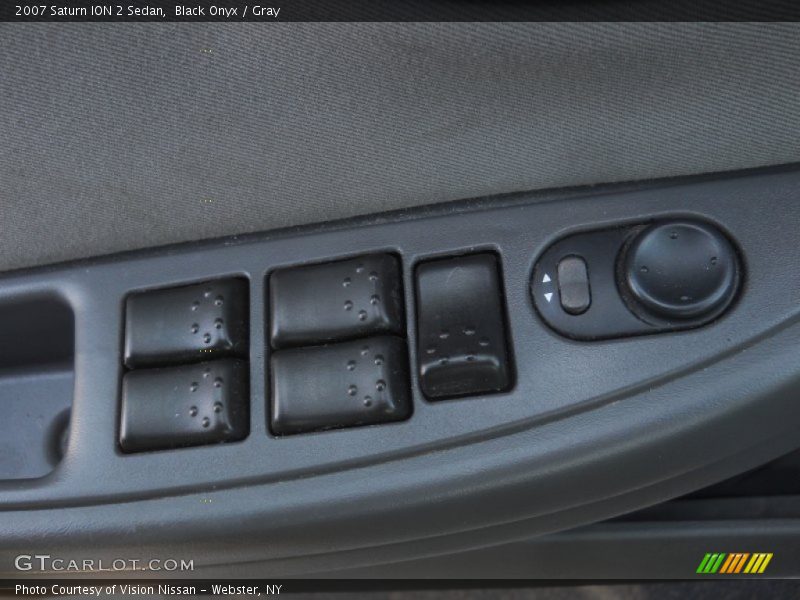Black Onyx / Gray 2007 Saturn ION 2 Sedan