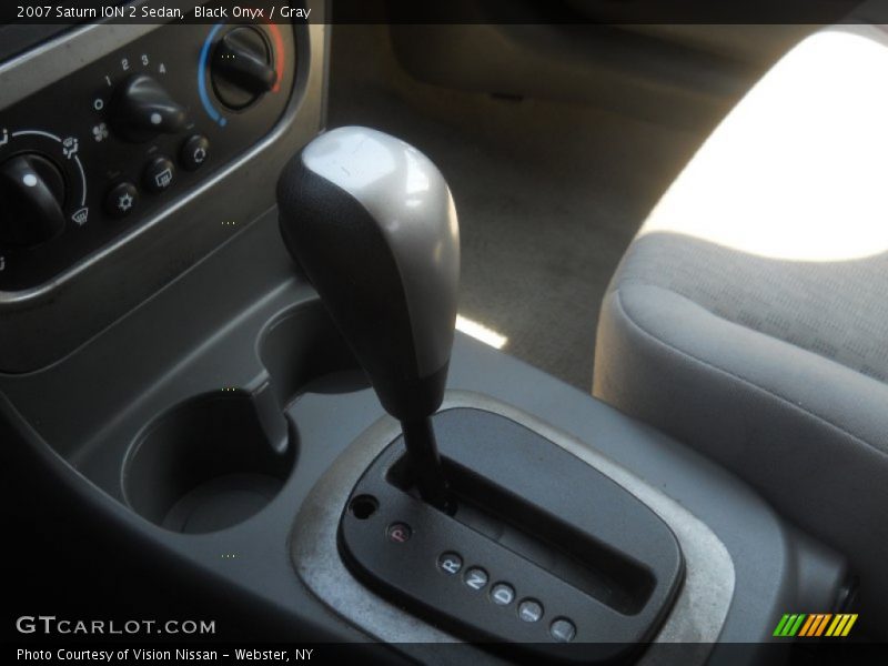 Black Onyx / Gray 2007 Saturn ION 2 Sedan