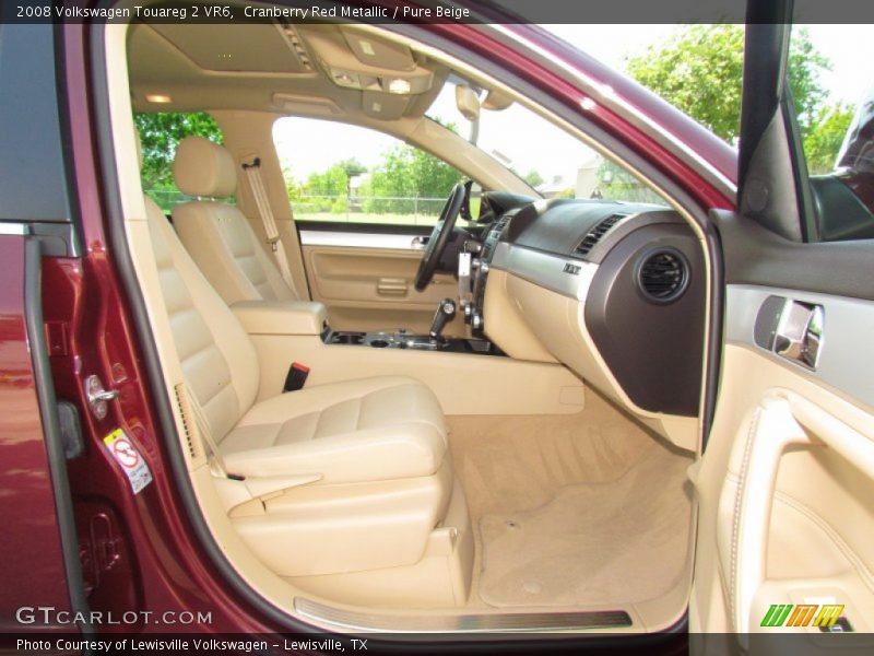 Cranberry Red Metallic / Pure Beige 2008 Volkswagen Touareg 2 VR6