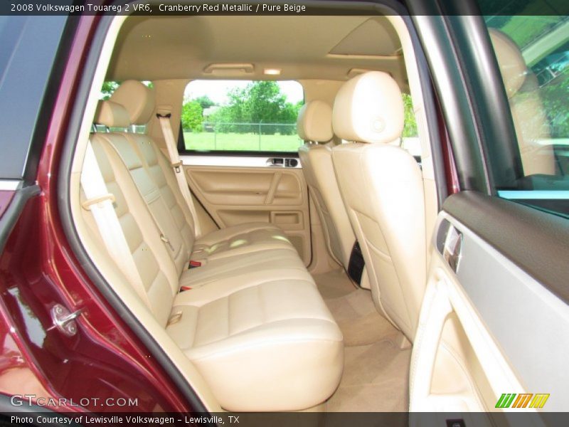 Cranberry Red Metallic / Pure Beige 2008 Volkswagen Touareg 2 VR6