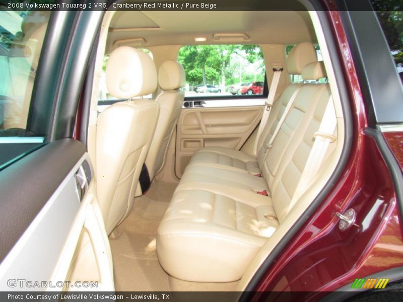 Cranberry Red Metallic / Pure Beige 2008 Volkswagen Touareg 2 VR6