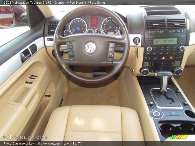 Cranberry Red Metallic / Pure Beige 2008 Volkswagen Touareg 2 VR6