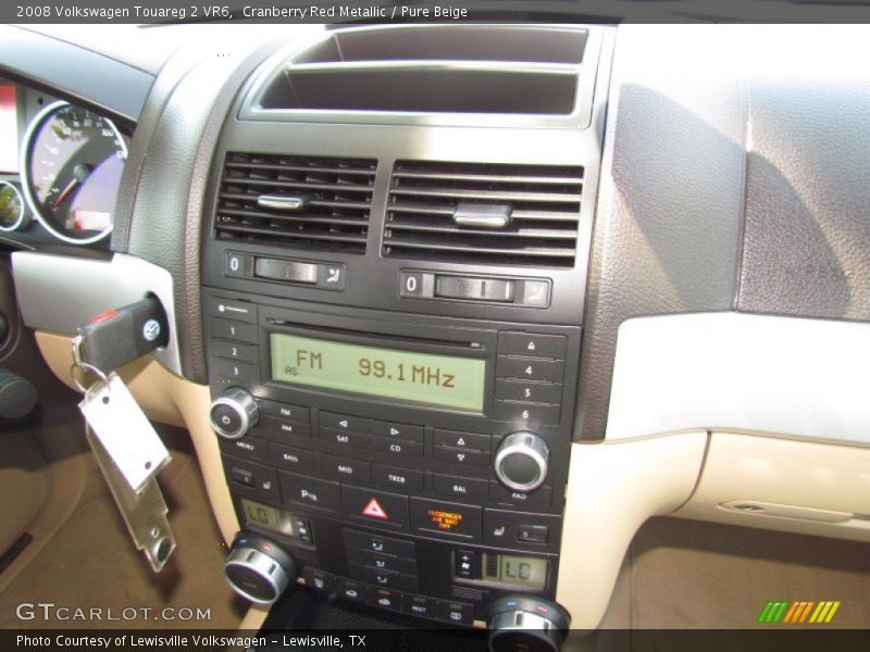 Cranberry Red Metallic / Pure Beige 2008 Volkswagen Touareg 2 VR6