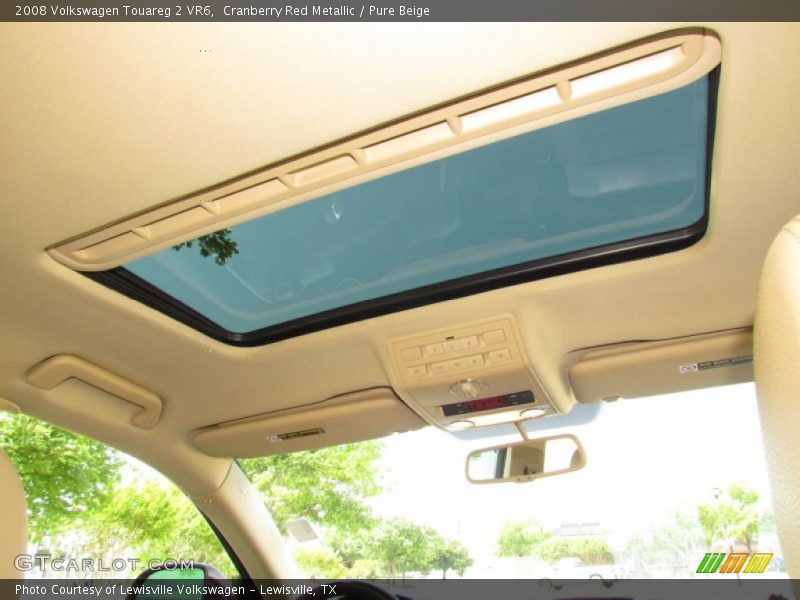 Cranberry Red Metallic / Pure Beige 2008 Volkswagen Touareg 2 VR6