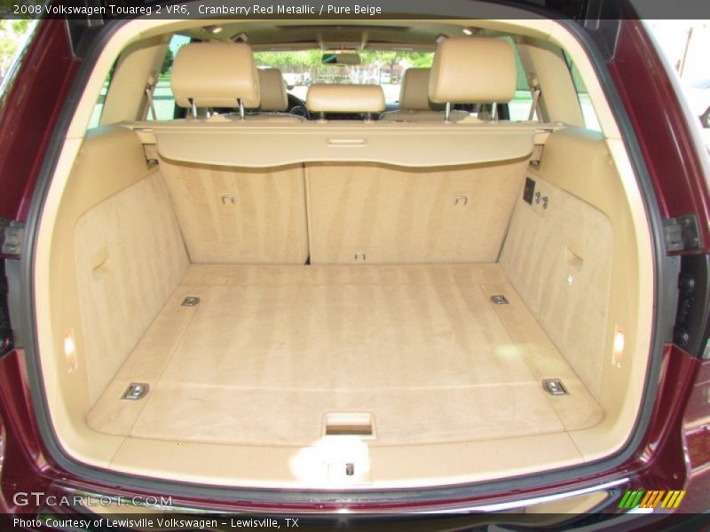 Cranberry Red Metallic / Pure Beige 2008 Volkswagen Touareg 2 VR6