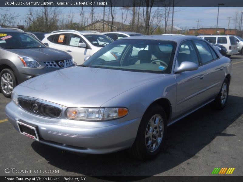 Glacier Blue Metallic / Taupe 2004 Buick Century Custom