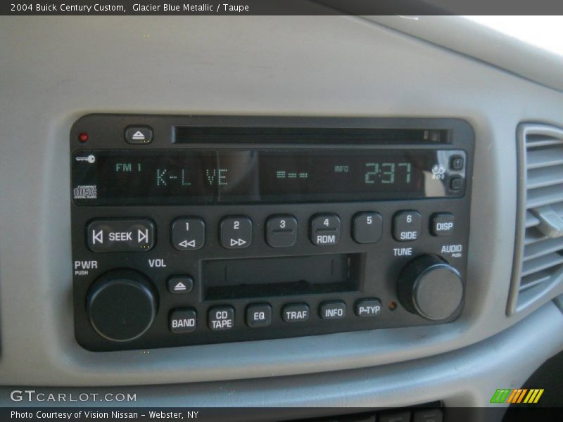 Glacier Blue Metallic / Taupe 2004 Buick Century Custom
