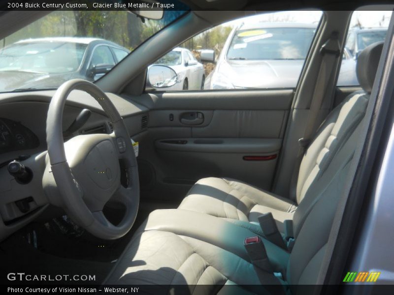 Glacier Blue Metallic / Taupe 2004 Buick Century Custom