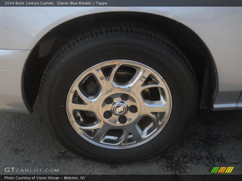 Glacier Blue Metallic / Taupe 2004 Buick Century Custom