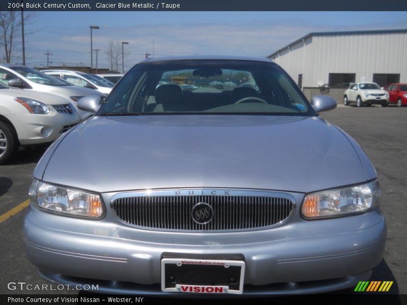 Glacier Blue Metallic / Taupe 2004 Buick Century Custom