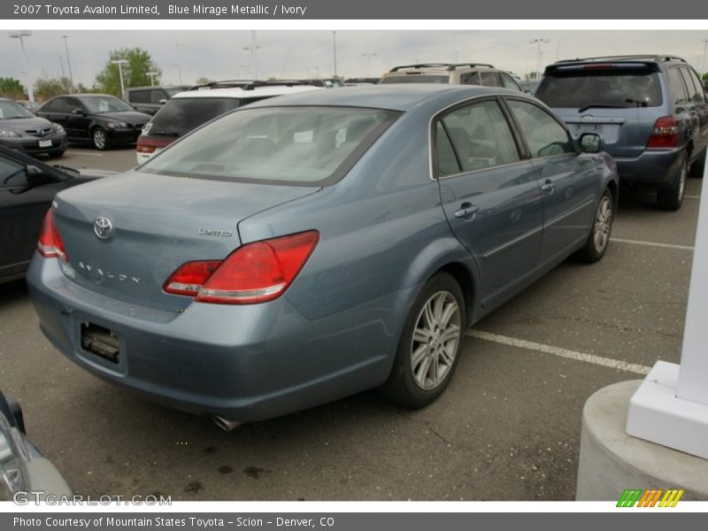 Blue Mirage Metallic / Ivory 2007 Toyota Avalon Limited