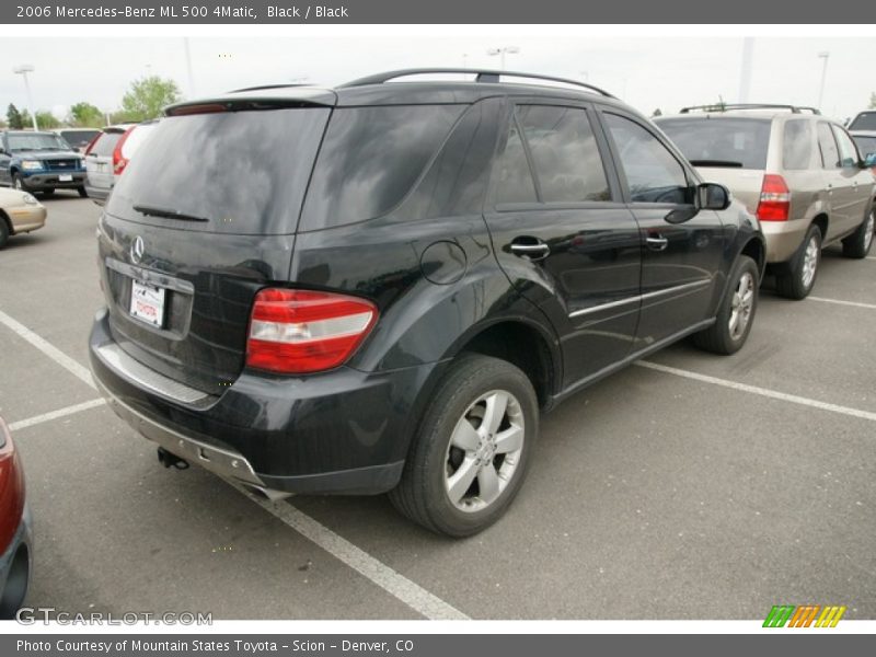 Black / Black 2006 Mercedes-Benz ML 500 4Matic