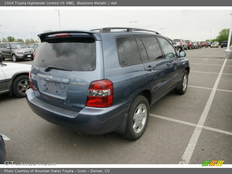 Bluestone Metallic / Ash 2004 Toyota Highlander Limited V6 4WD