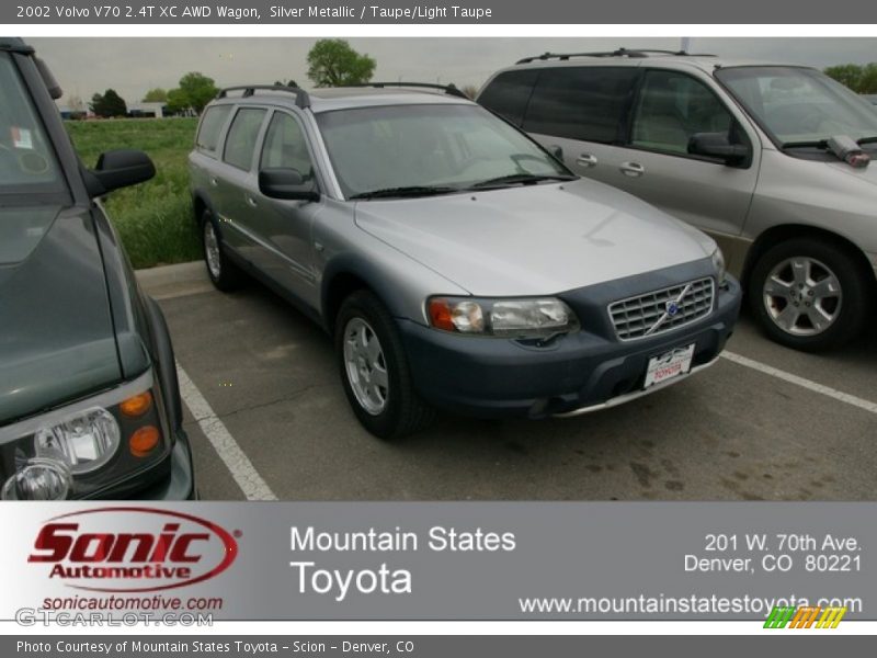 Silver Metallic / Taupe/Light Taupe 2002 Volvo V70 2.4T XC AWD Wagon
