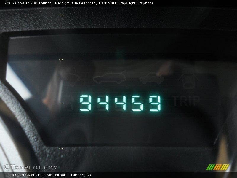 Midnight Blue Pearlcoat / Dark Slate Gray/Light Graystone 2006 Chrysler 300 Touring