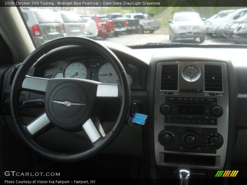 Midnight Blue Pearlcoat / Dark Slate Gray/Light Graystone 2006 Chrysler 300 Touring
