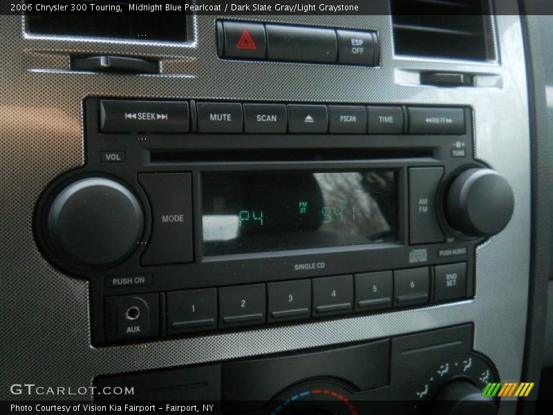 Midnight Blue Pearlcoat / Dark Slate Gray/Light Graystone 2006 Chrysler 300 Touring
