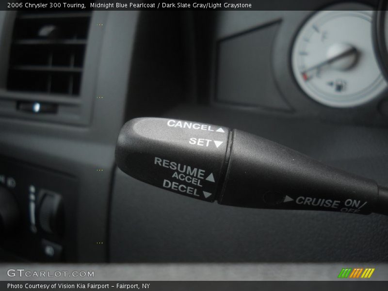 Midnight Blue Pearlcoat / Dark Slate Gray/Light Graystone 2006 Chrysler 300 Touring
