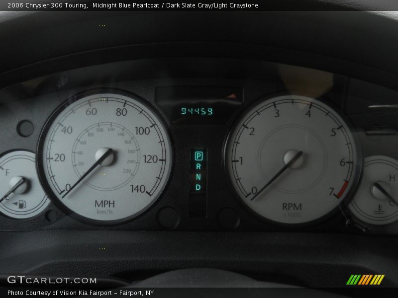 Midnight Blue Pearlcoat / Dark Slate Gray/Light Graystone 2006 Chrysler 300 Touring