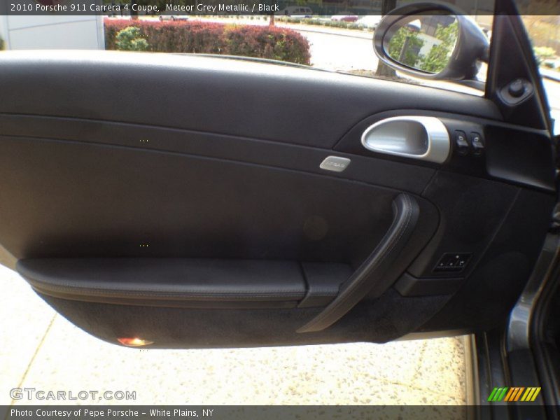 Meteor Grey Metallic / Black 2010 Porsche 911 Carrera 4 Coupe