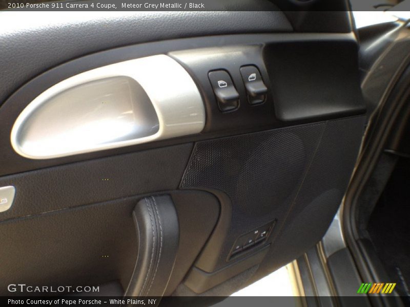 Meteor Grey Metallic / Black 2010 Porsche 911 Carrera 4 Coupe