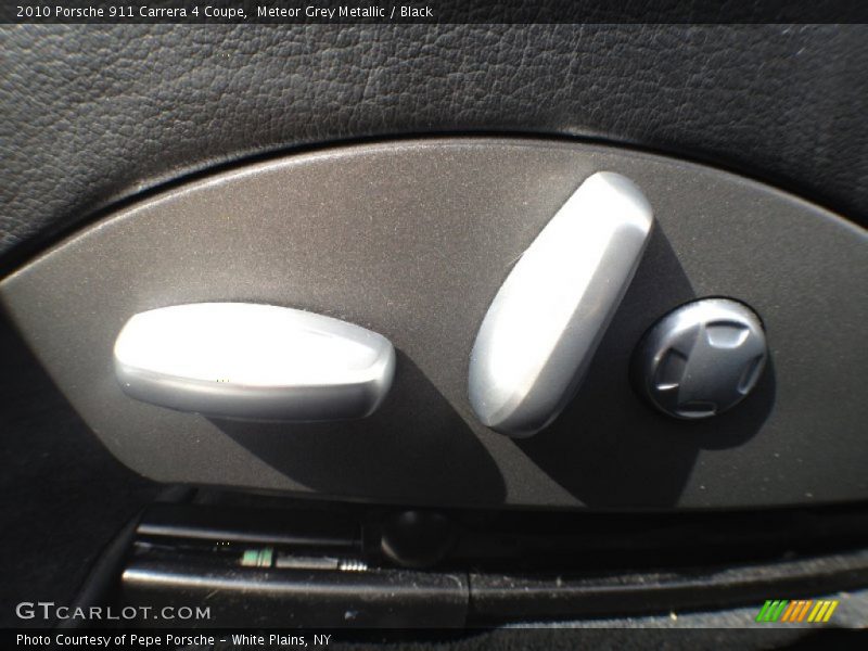 Meteor Grey Metallic / Black 2010 Porsche 911 Carrera 4 Coupe