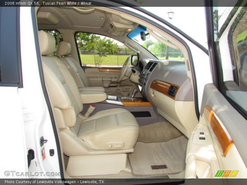 Tuscan Pearl White / Wheat 2008 Infiniti QX 56