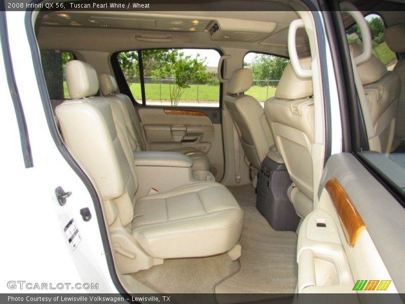 Tuscan Pearl White / Wheat 2008 Infiniti QX 56