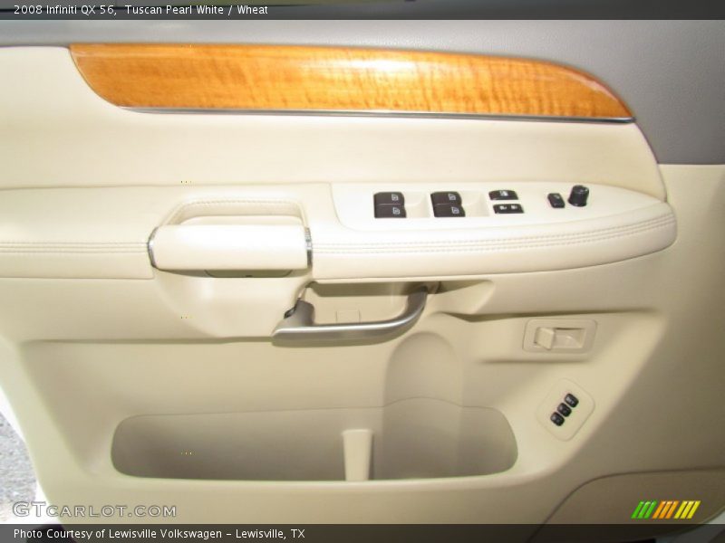 Tuscan Pearl White / Wheat 2008 Infiniti QX 56