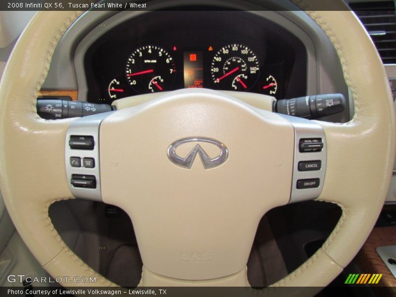 Tuscan Pearl White / Wheat 2008 Infiniti QX 56