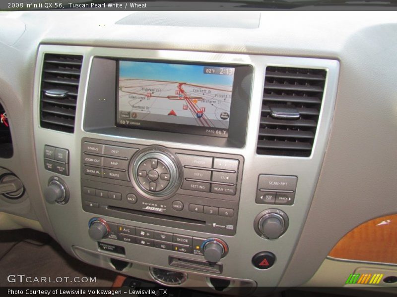 Tuscan Pearl White / Wheat 2008 Infiniti QX 56