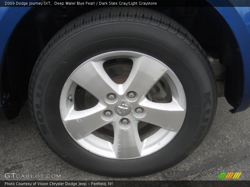Deep Water Blue Pearl / Dark Slate Gray/Light Graystone 2009 Dodge Journey SXT
