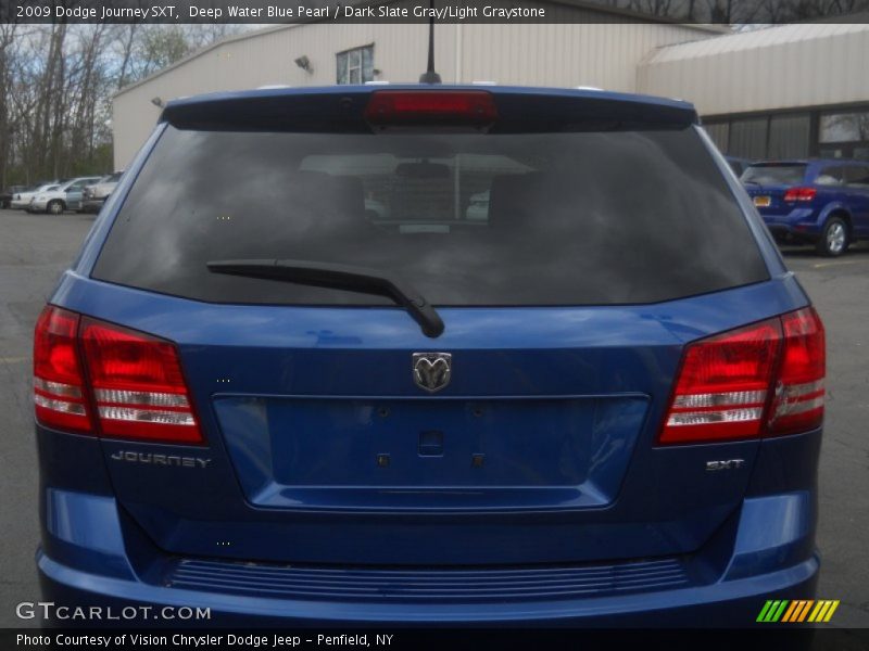 Deep Water Blue Pearl / Dark Slate Gray/Light Graystone 2009 Dodge Journey SXT