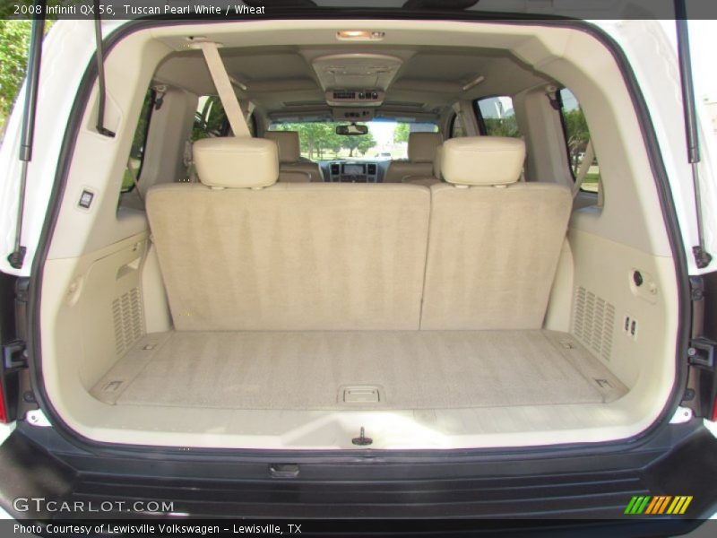 Tuscan Pearl White / Wheat 2008 Infiniti QX 56