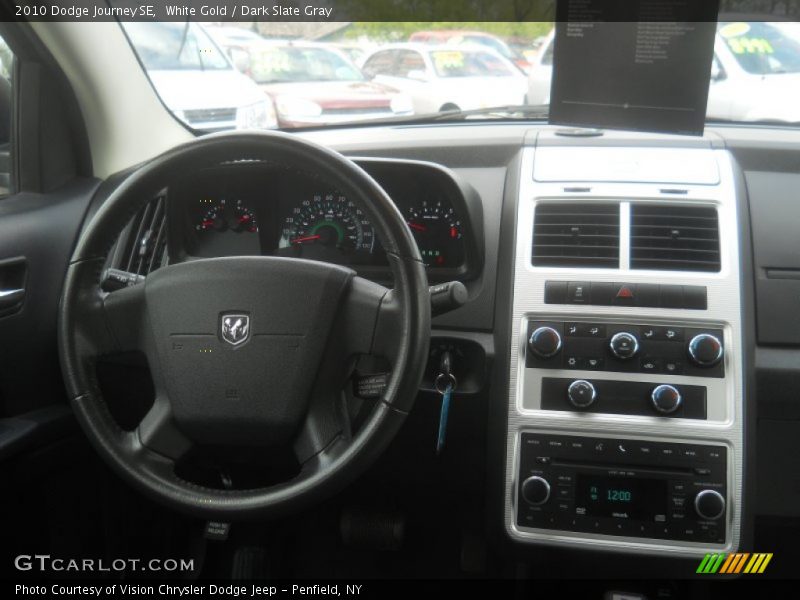 White Gold / Dark Slate Gray 2010 Dodge Journey SE