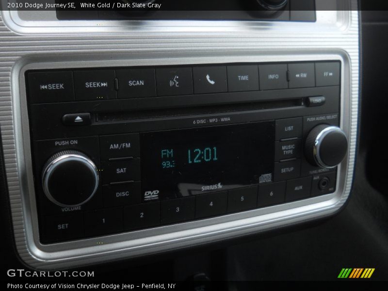 White Gold / Dark Slate Gray 2010 Dodge Journey SE