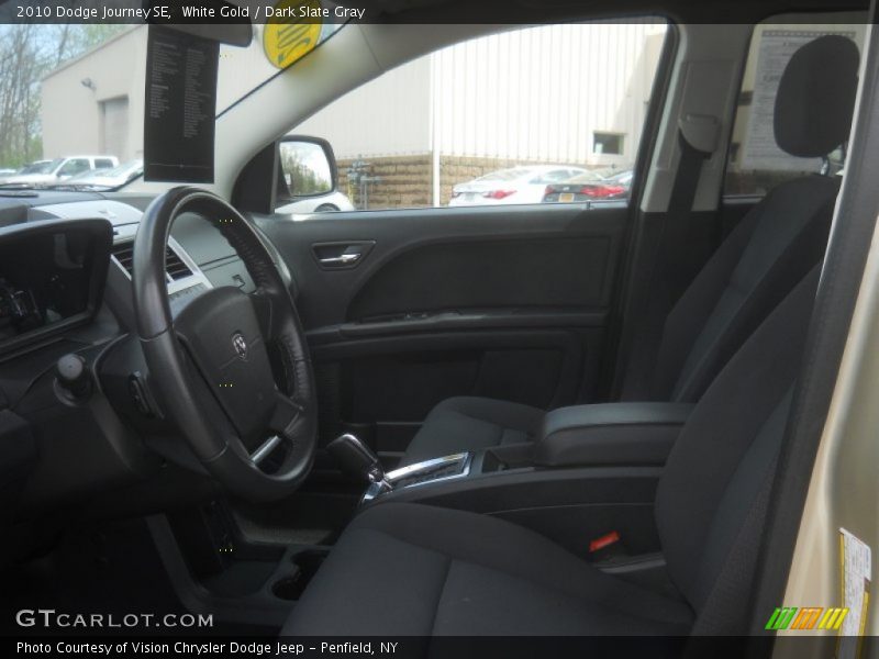 White Gold / Dark Slate Gray 2010 Dodge Journey SE