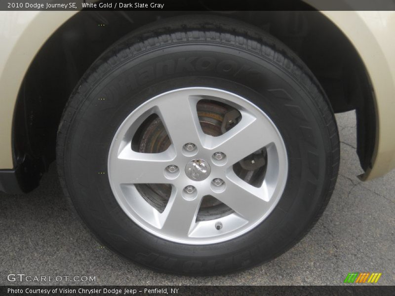 White Gold / Dark Slate Gray 2010 Dodge Journey SE