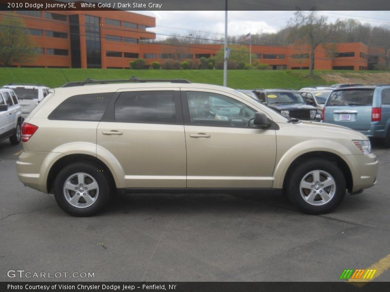 White Gold / Dark Slate Gray 2010 Dodge Journey SE