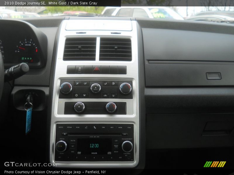 White Gold / Dark Slate Gray 2010 Dodge Journey SE